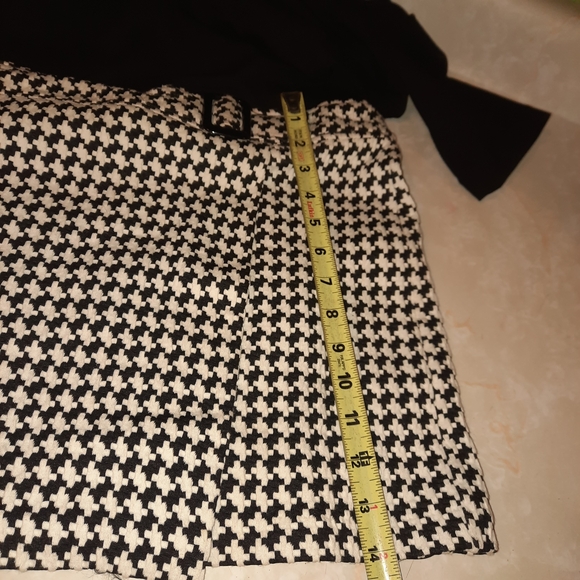 White House Black Market Black and White Midi Dress - Picture 11 of 12